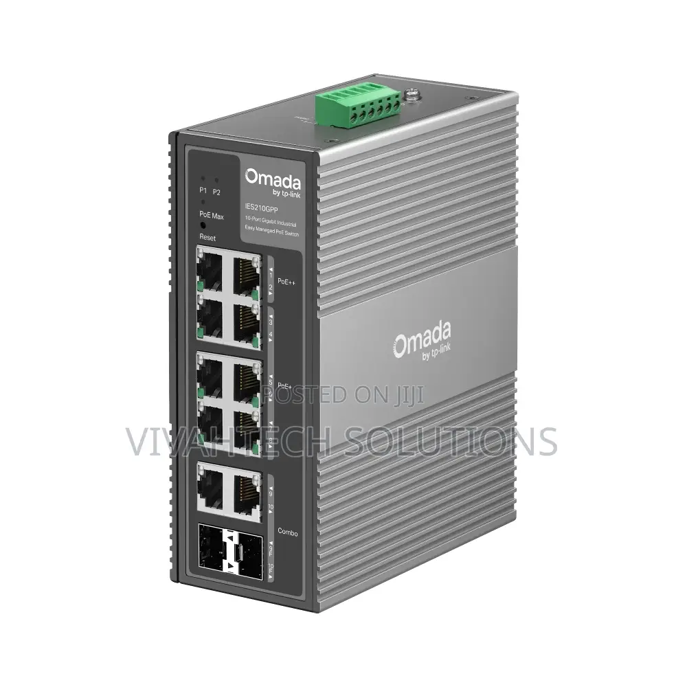 Tp-Link Ies210gpp Omada 10port Gigabit Industrial Easy Managed Switch