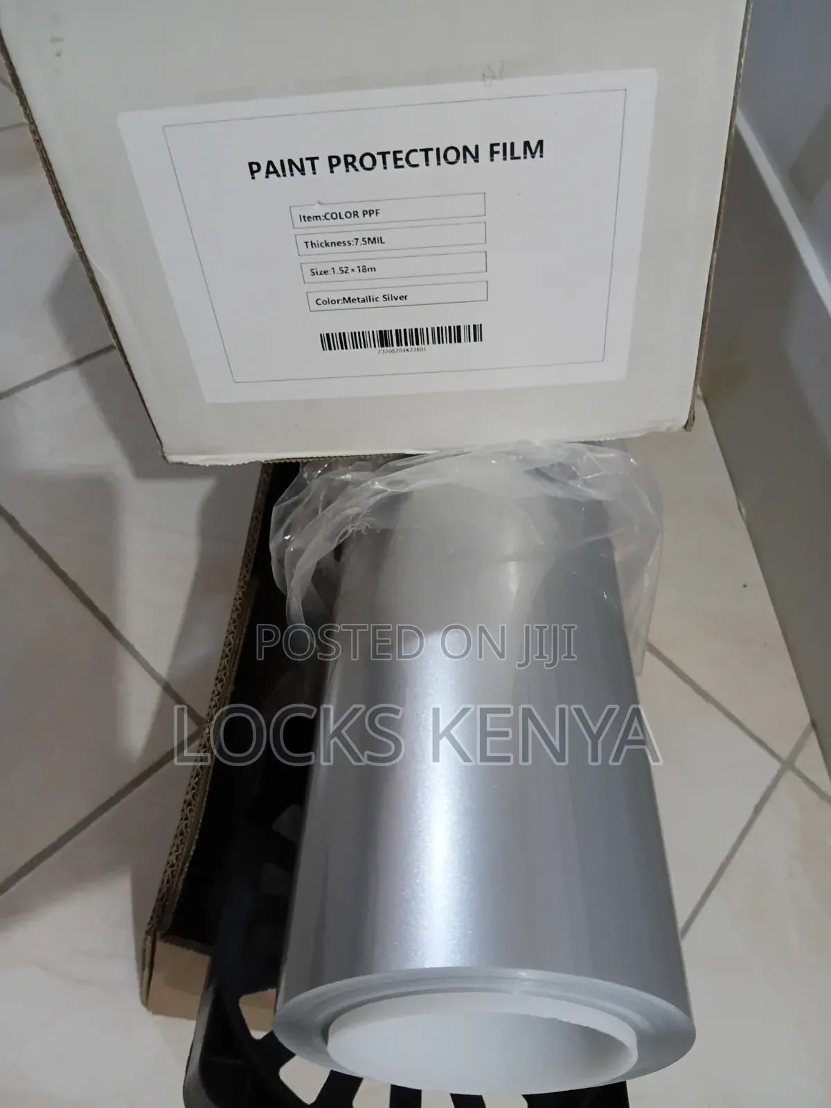 Metallic Silver Coloured PPF