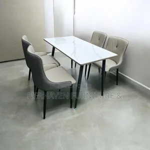 4-Seater Dining Set – Compact Dining Table Set for Small Spaces