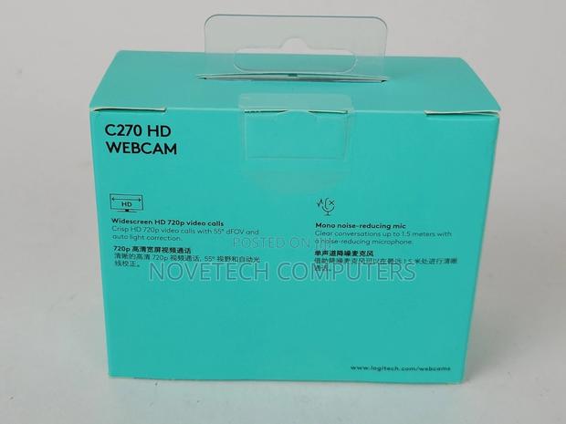 Genuine Logitech C270 Hdwebcam 720p 30 FPS Web Camera Brand New Sealed - thumbnail 4
