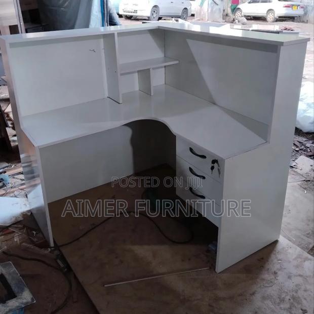 All White Reception Table