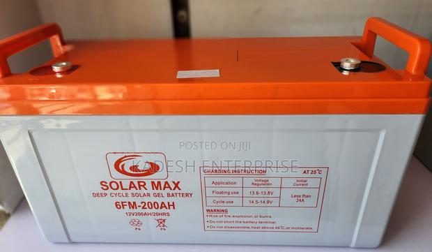 Gel Solar Battery 200ah-12v