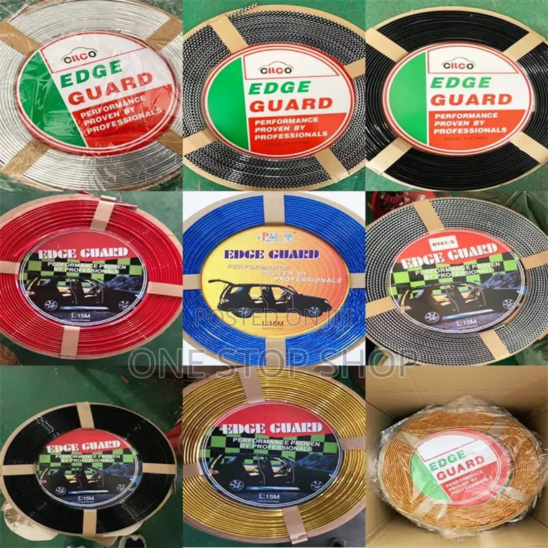 15m Durable Flexible PVC Rubber Door Edge Guard Finish