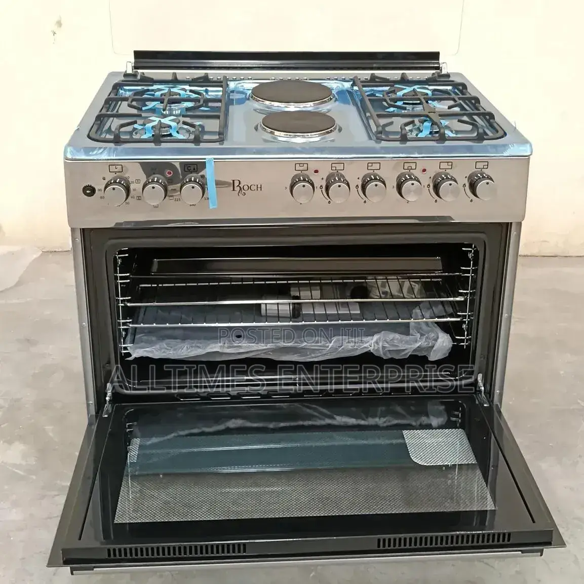 Roch 90cmx60cm 4gas + 2electric 
Model - Reck-9042-Ss