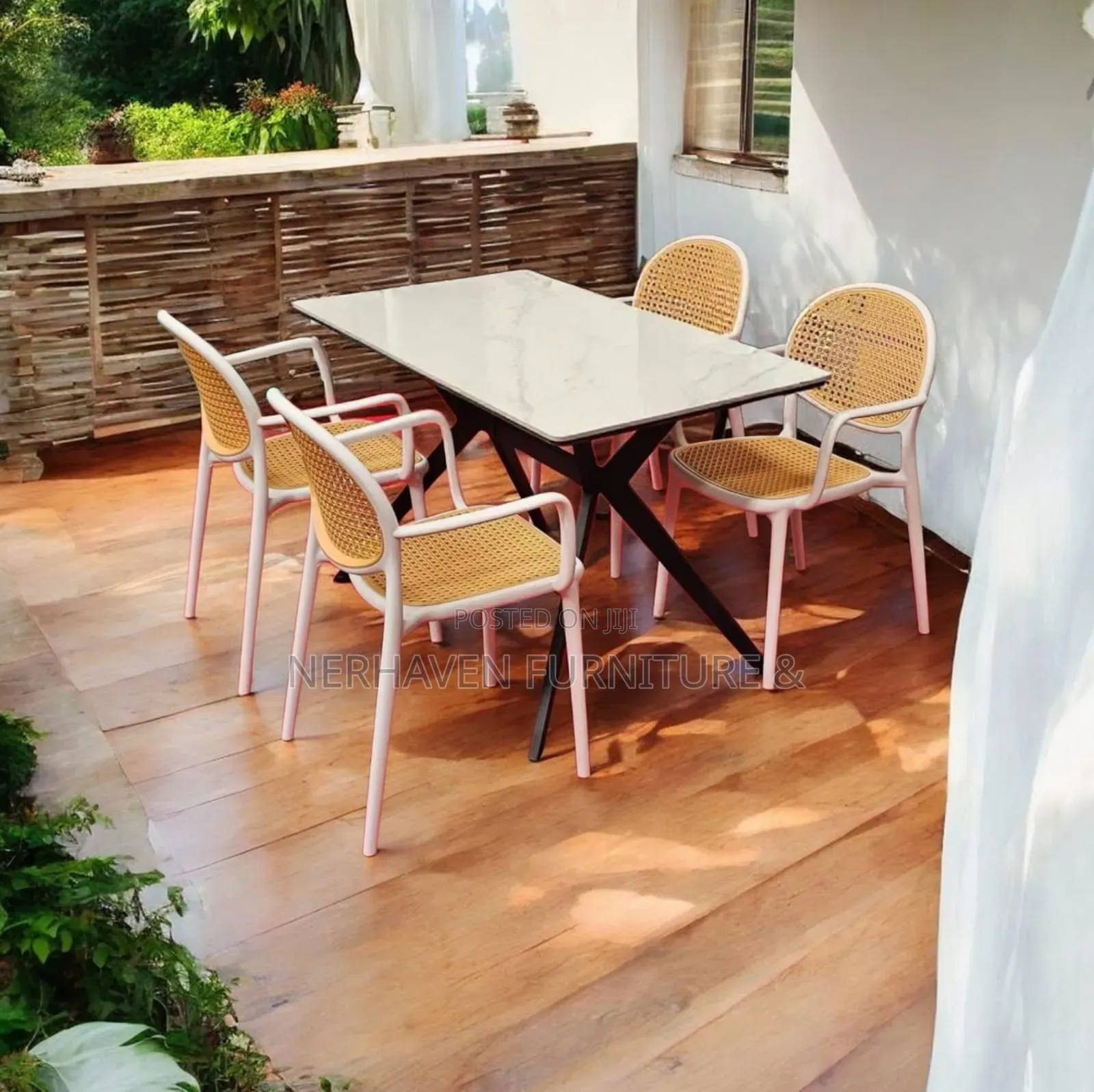 Outdoor Dining Set – Elegant Garden Dining Table and Chairs