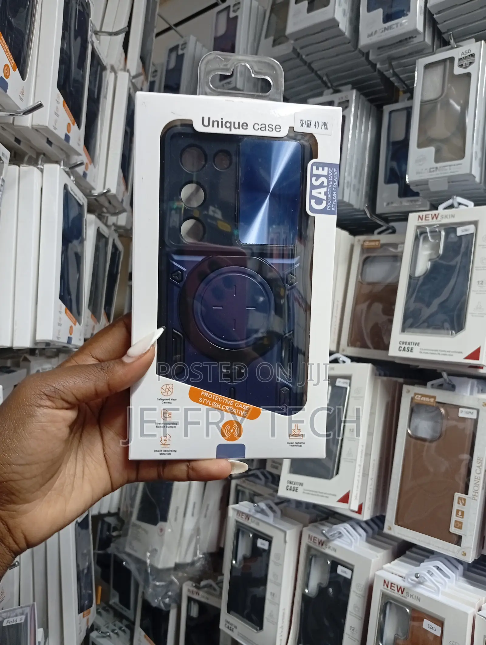 Tecno Spark 40 Pro Unique Case" Heavy-Duty Armor Phone Cover