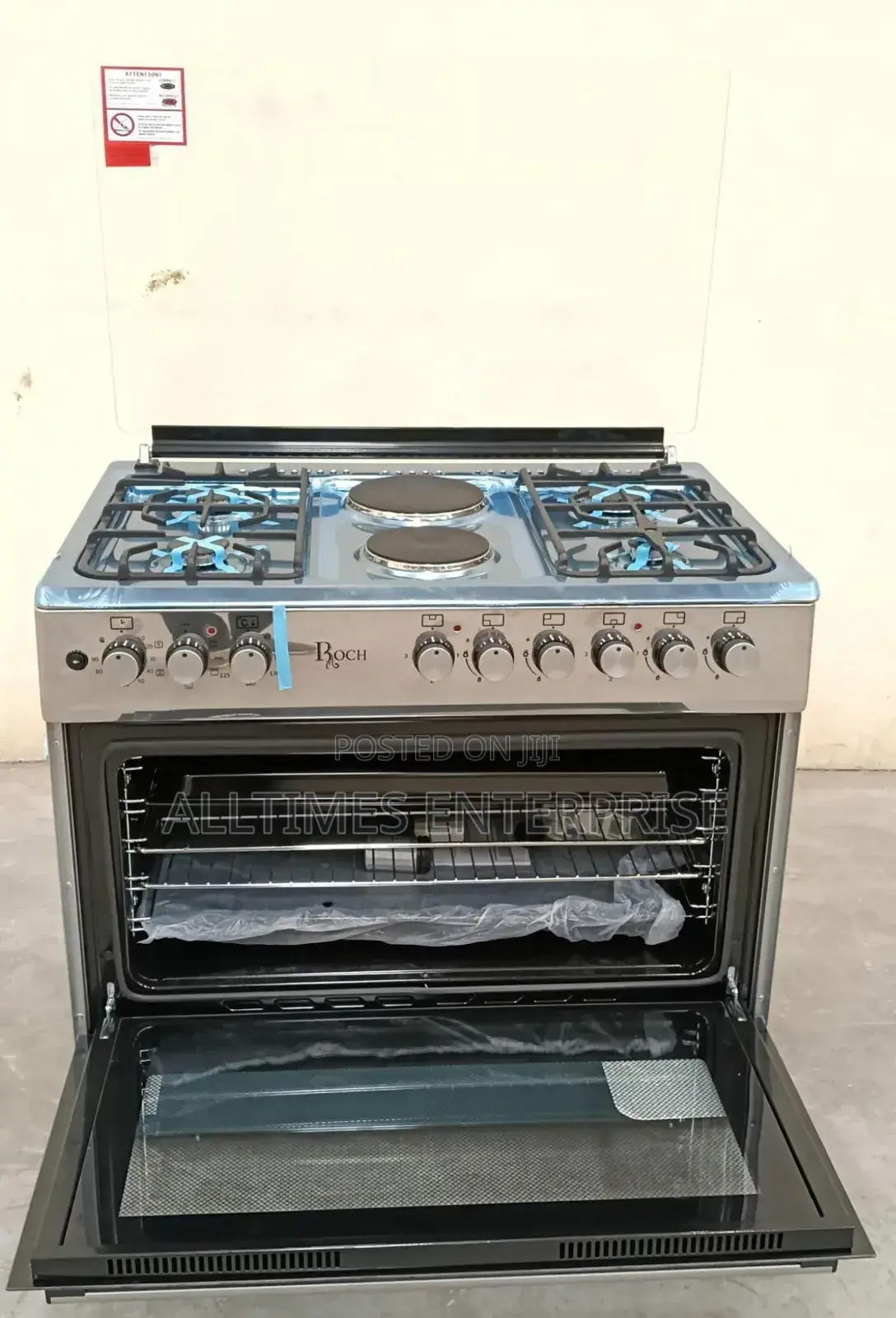 Roch 90cmx60cm 4gas + 2electric 
Model - Reck-9042-Ss