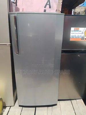 Gray One Door Fridge