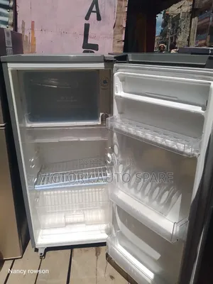 Gray One Door Fridge