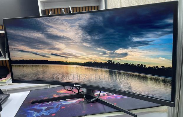 34 Curved Gaming Monitor Resolution Display 180hz Refresh Rate - main view