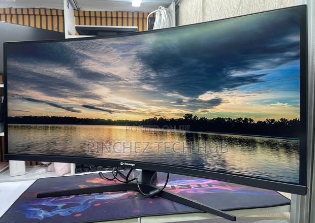 34 Curved Gaming Monitor Resolution Display 180hz Refresh Rate - thumbnail 2