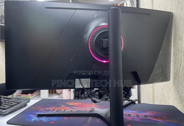 34 Curved Gaming Monitor Resolution Display 180hz Refresh Rate - thumbnail 4