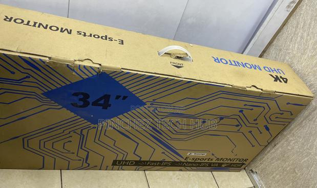 34 Curved Gaming Monitor Resolution Display 180hz Refresh Rate - thumbnail 6