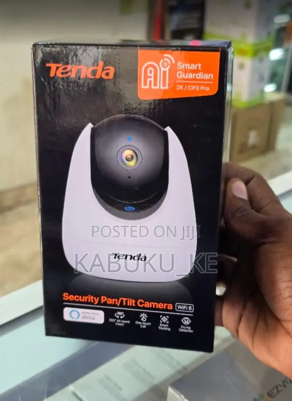 Tenda Cp3 Pro Indoor Security Camera With Wifi Ai Baby Detection
