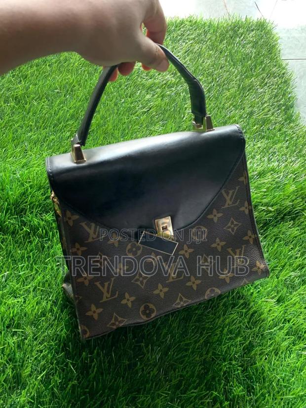 Elegant Designer Styled Handbag (Lv-Inspired)-Black Brown Classy