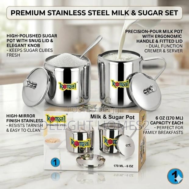 Milk Sugar Pot Set (2pcs)_b