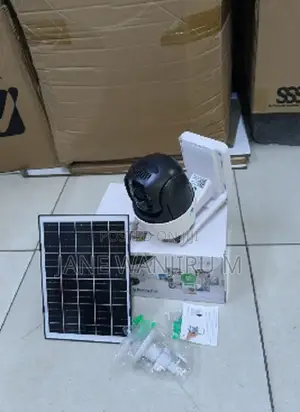 Solar Powered PTZ Solar Camera V380 Outdoor-4g With Simcard Enabled