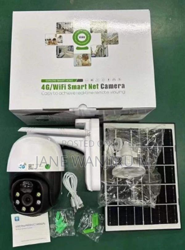 V380 Pro 4g Solar Powered PTZ Security Camera