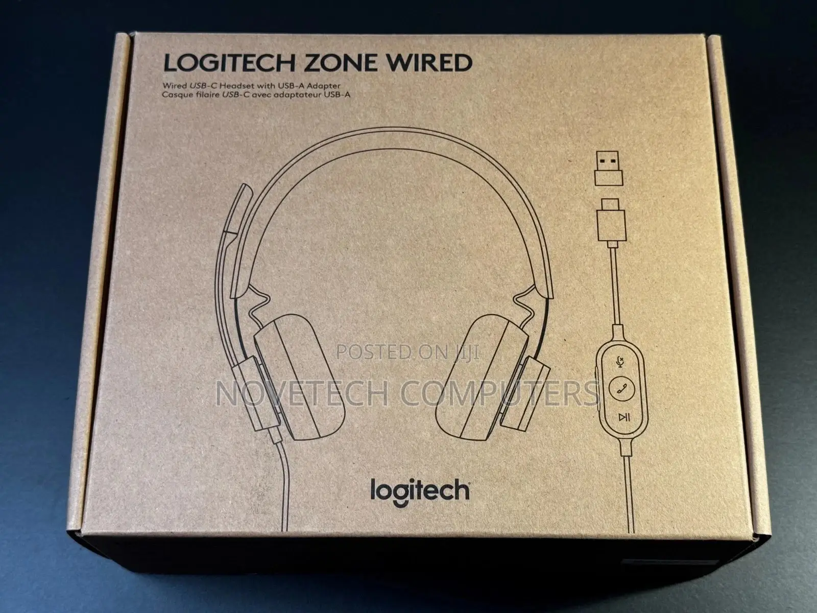 Genuine Brand New Logitech Uc 981-000876 Zone Headset Wired Usb