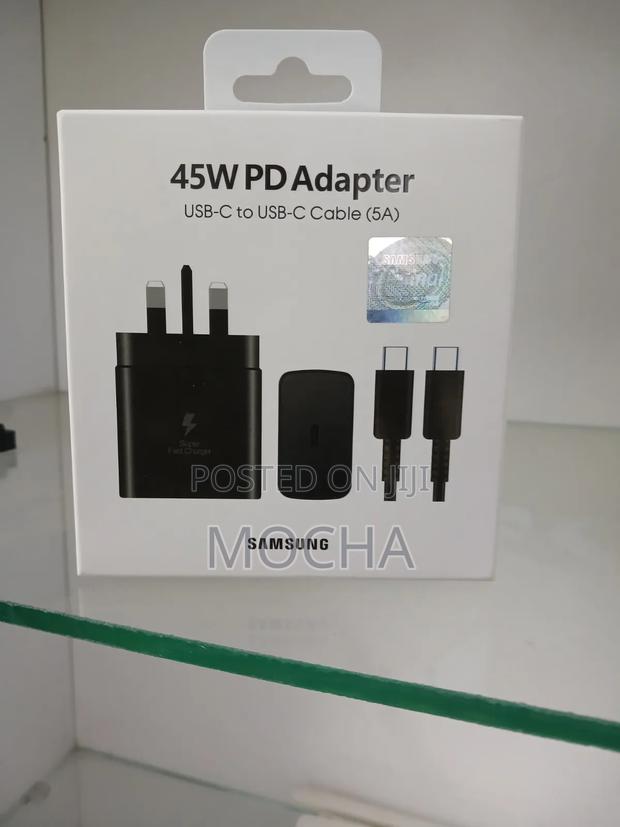 Samsung 45w Pd Charger Adapter With Usb Type C to Type C Cable