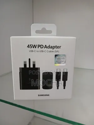 Samsung 45w Pd Charger Adapter With Usb Type C to Type C Cable