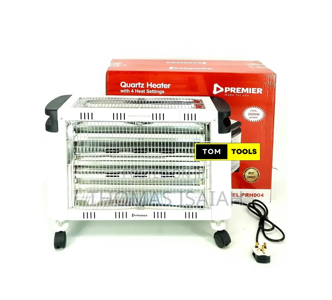Prh004 Large Area 2000w Quartz Room Heater With 4 Heat Settings