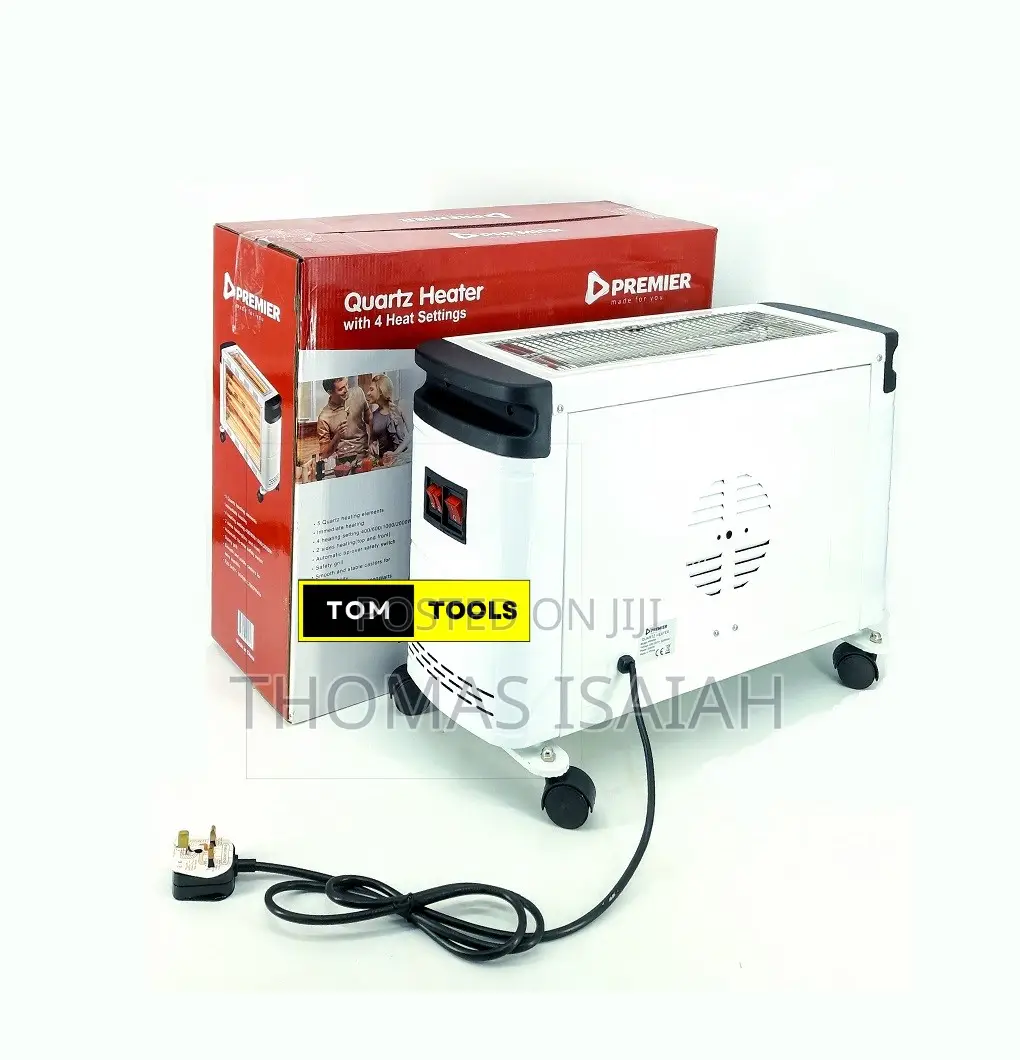 Prh004 Large Area 2000w Quartz Room Heater With 4 Heat Settings