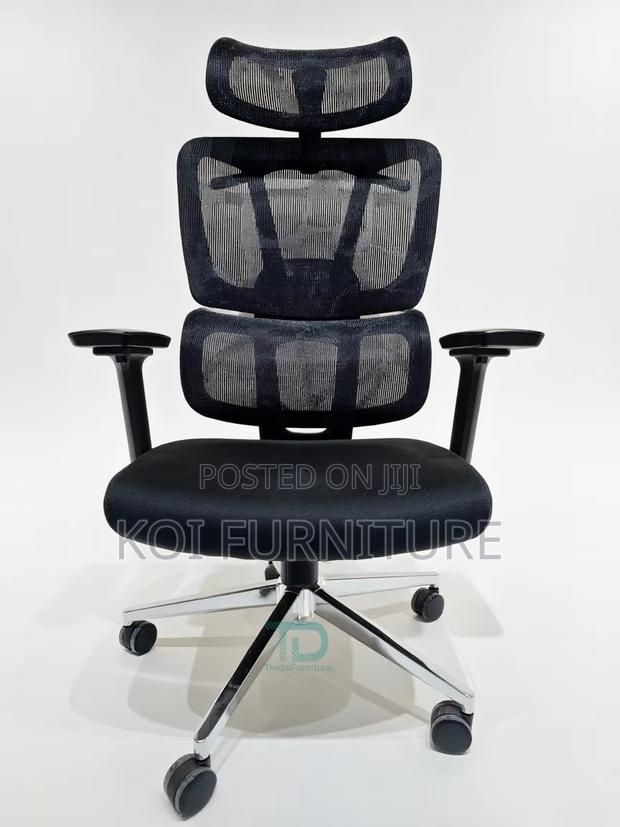 Office Chairs; High Backrest Adjustable Comfort Orthopedic Chairs - thumbnail 3
