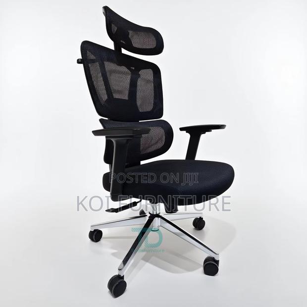Office Chairs; High Backrest Adjustable Comfort Orthopedic Chairs - thumbnail 4