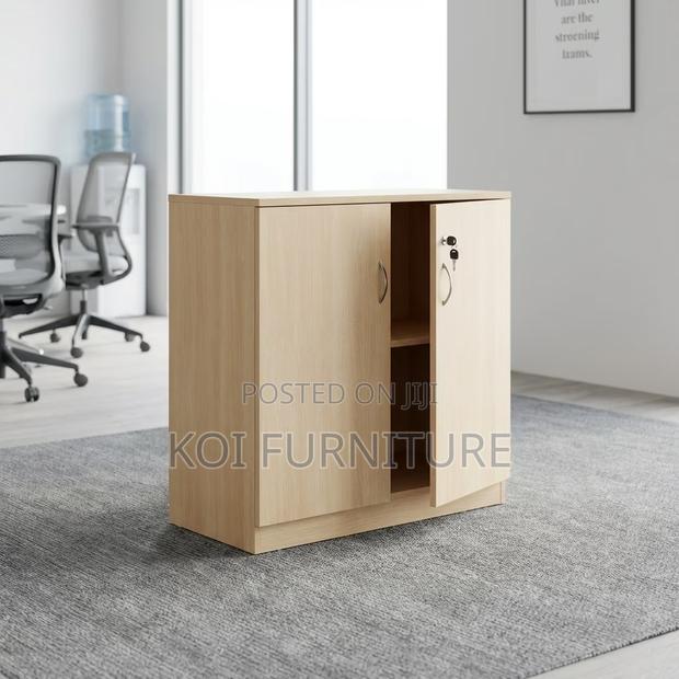 Office Cabinet; Two Doors Executive Secured Lockable Credenza Cabinet - thumbnail 8