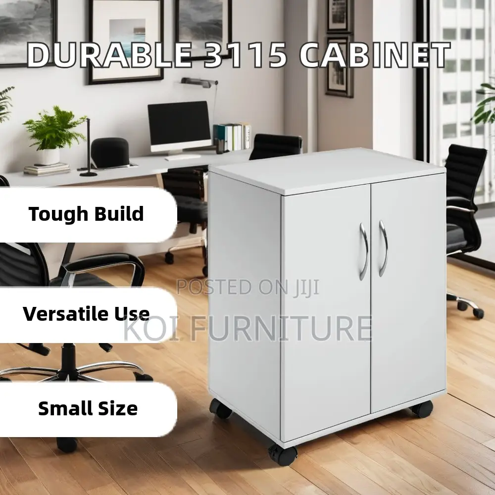 Office Cabinet; Two Doors Executive Secured Lockable Credenza Cabinet
