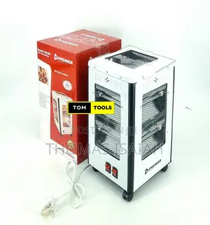 Prh005 360 Degrees 2000w Quartz Room Heater With 5 Heat Settings
