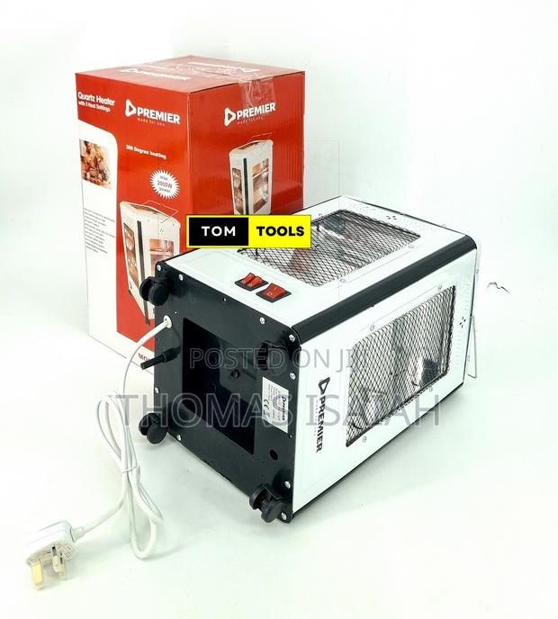 Prh005 360 Degrees 2000w Quartz Room Heater With 5 Heat Settings - thumbnail 5