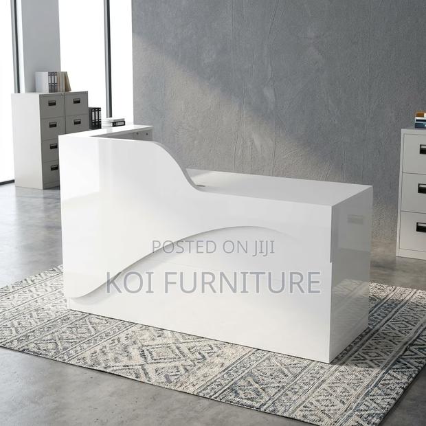 Recepion Desk; 1.6 Meters Front Office Operations Reception Desk - thumbnail 4