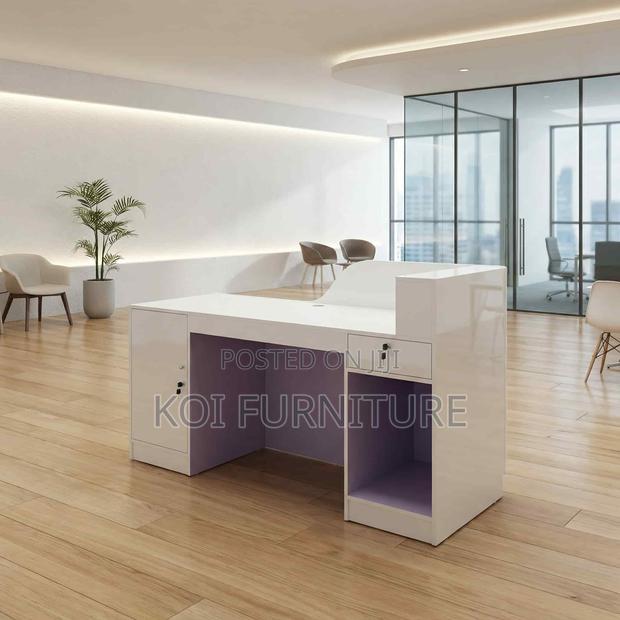 Recepion Desk; 1.6 Meters Front Office Operations Reception Desk - thumbnail 6