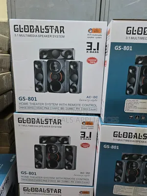 3.1ch Globalstar Home Theater System With Remote Control Woofer Syster
