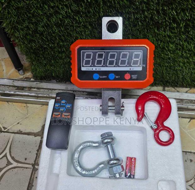 1000kg Orange Digital Industrial Crane Weighing Scale