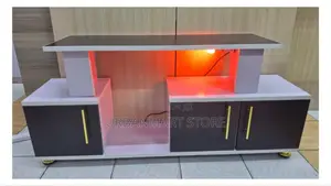 Istanbul Modern Tv Stand With Led Lights Storage