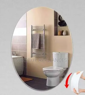Unbreakable Peel Stick Acrylic Wall Mirror Frameless