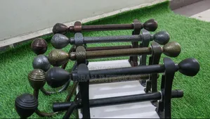 Juakali Curtain Rods Display Juakali Curtain Rods Display