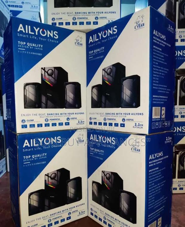Ailyons 2.1ch Subwoofer Speaker System Deep Bass