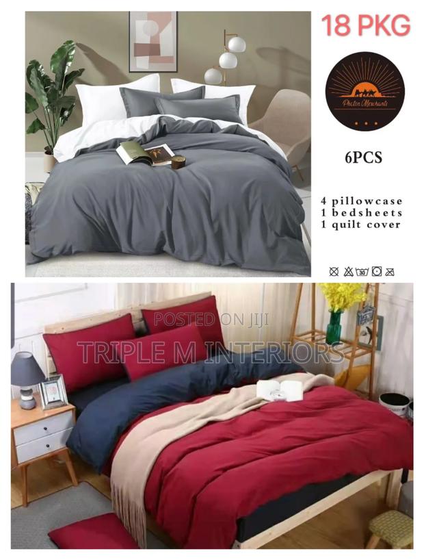 Modern 2 Sided Duvet Cover Set