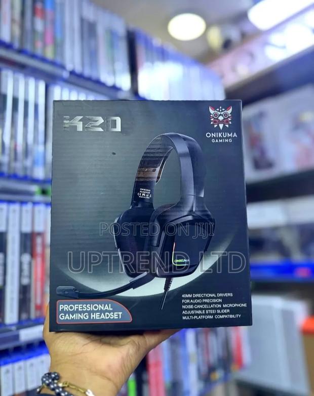Onikuma K20 Wired Headphones With Microphone Rgb Gaming Headsets