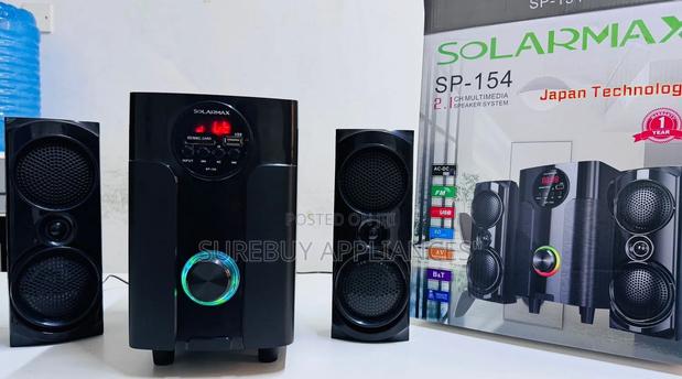 Solarmax 2.1ch Multimedia Woofer Speaker System Deep Bass