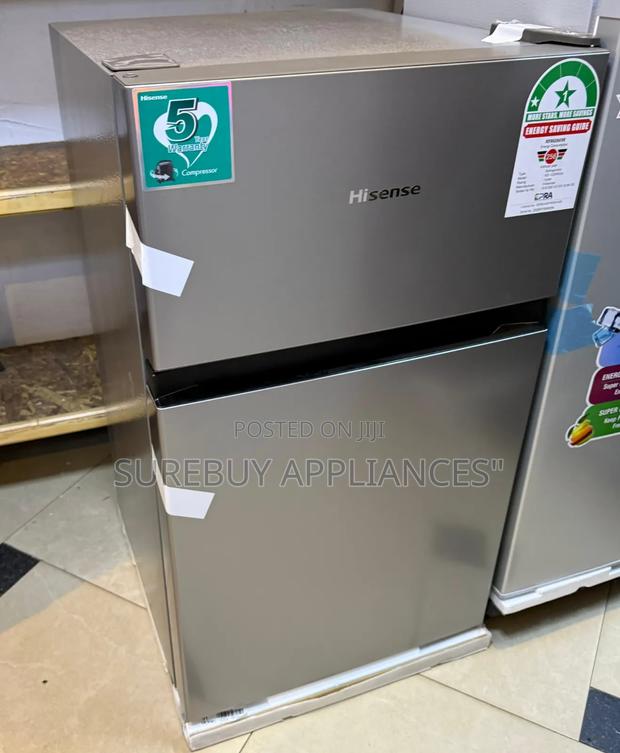 Hisense 91 Litres 2 Door Refrigerator With Freezer Silver