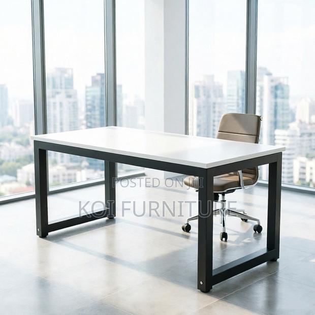 Office Desk; 1.4 / 1.2 Meters Compact Home Office Computer Desks - thumbnail 5