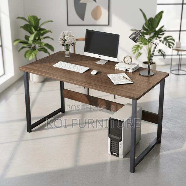 Office Desk; 1.4 / 1.2 Meters Compact Home Office Computer Desks - thumbnail 6