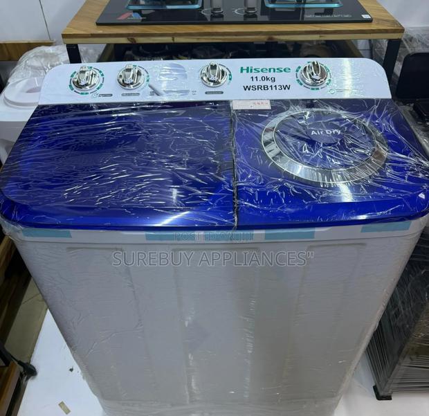 Hisense 11kg Top Load Semi Auto Washer Spin Dryer