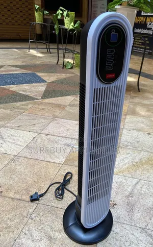 Tlac Slim Tower Fan 3 Speed Timer Remote Control
