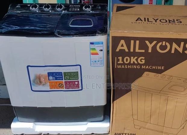 *Ailyons Washing Machine 10kg Twin Tub